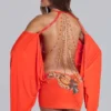 Mini-robe tropicale ornée Alula