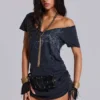 Mini-robe Voraz en macramé