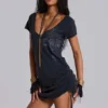 Mini-robe Voraz en macramé