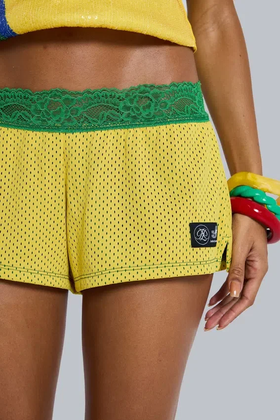 Mini-short Amerela Airtex