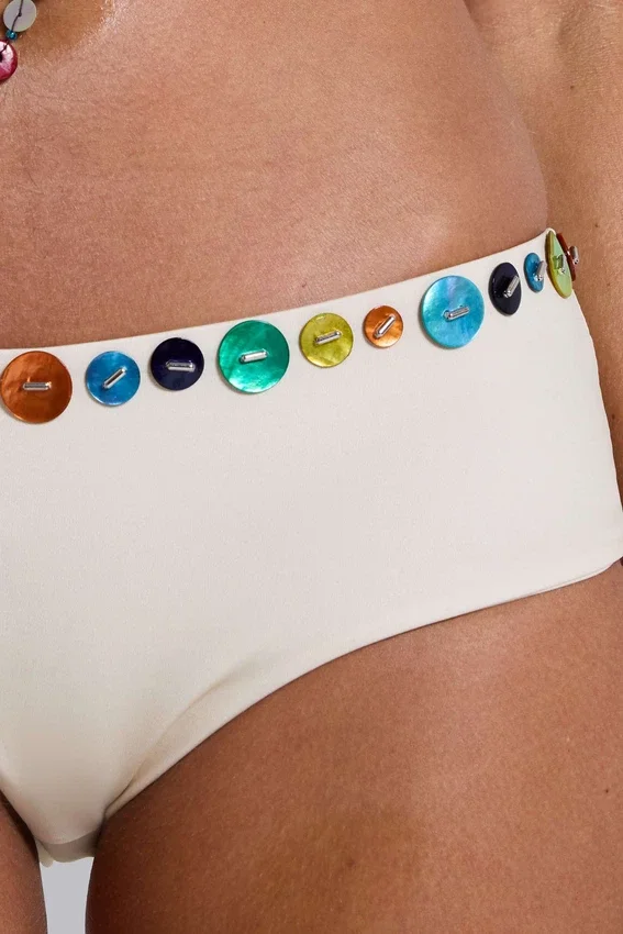 Mini-short à boutons « Mavie »