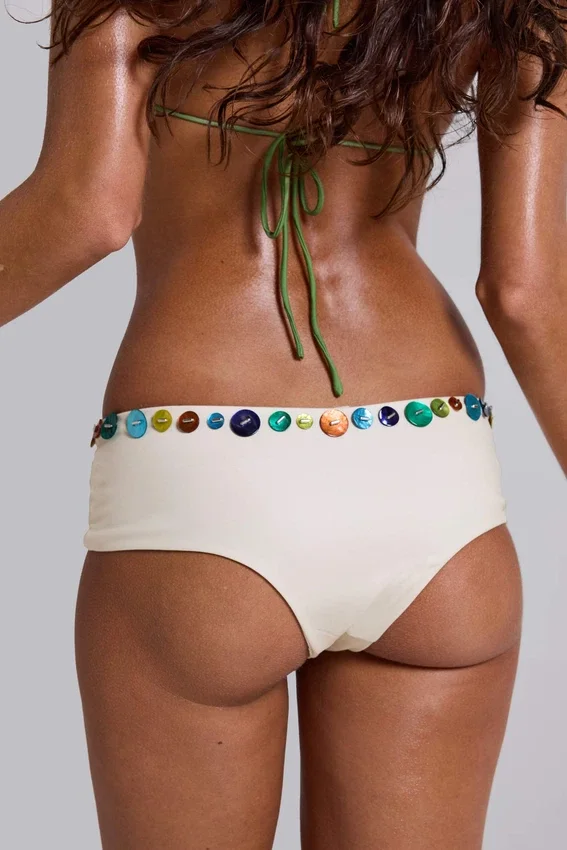 Mini-short à boutons « Mavie »
