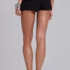 Mini-short cargo Oriel à œillets, noir