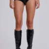 Mini-short de football noir n° 13