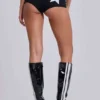 Mini-short de football noir n° 13