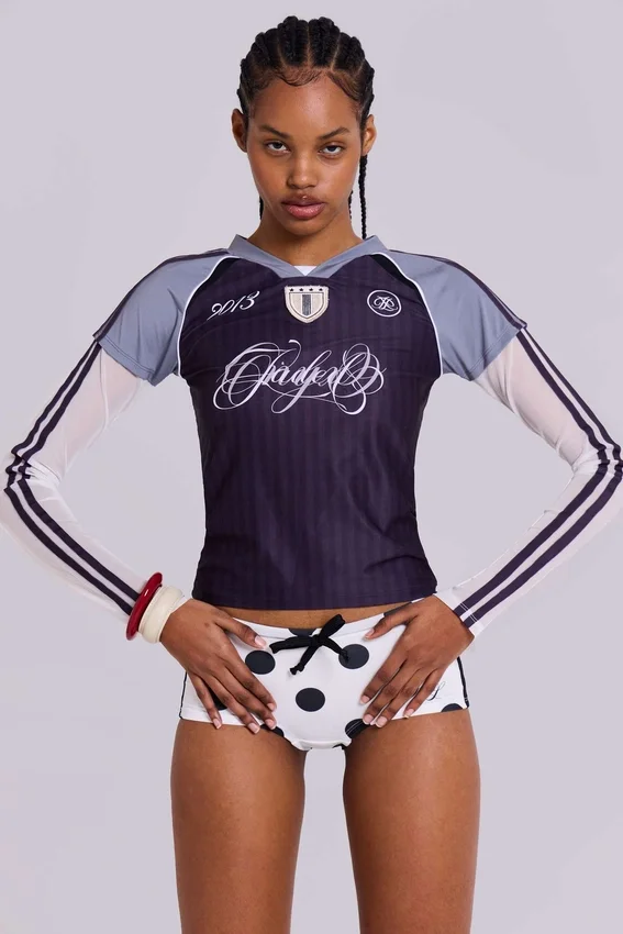 Mini-short de football à pois n° 13