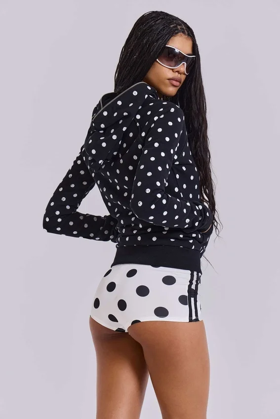 Mini-short de football à pois n° 13