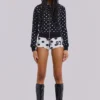 Mini-short de football à pois n° 13