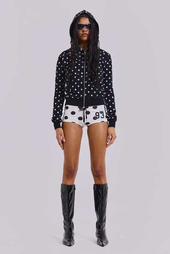 Mini-short de football à pois n° 13