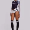 Mini-short de football à pois n° 13