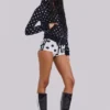 Mini-short de football à pois n° 13