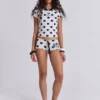 Mini-short de football à pois n° 13