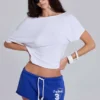 Mini-short de jogging Cleo en bleu