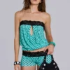 Mini-short en dentelle à pois Ashlee