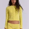 Mini-short en velours « Lemon »