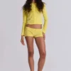Mini-short en velours « Lemon »