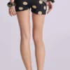 Mini-short Lola à pois avec ceinture rabattable
