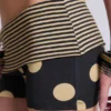 Mini-short Lola à pois avec ceinture rabattable