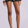 Mini-short Lola à pois avec ceinture rabattable