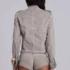 Mini-short Rebel Military couleur argile