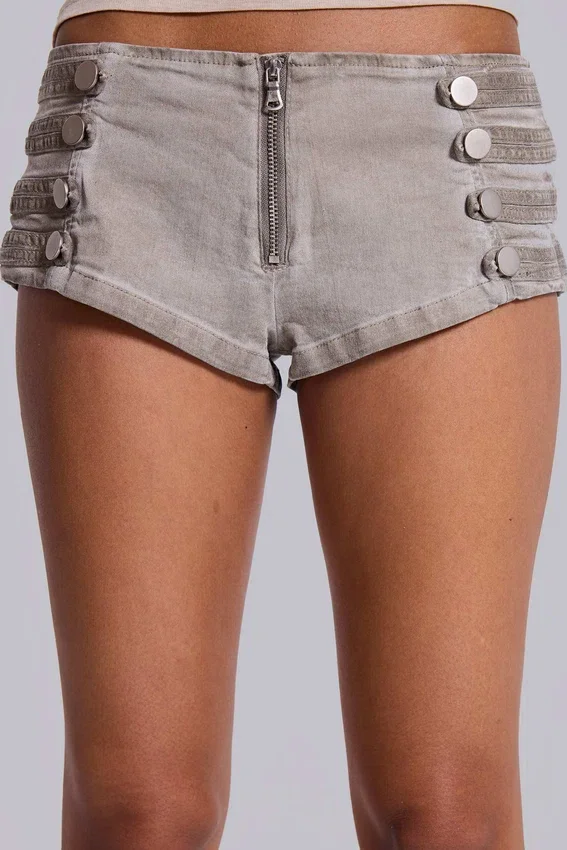Mini-short Rebel Military couleur argile