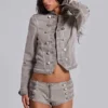 Mini-short Rebel Military couleur argile