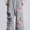 Monster Joggers « Stars and Stripes » à l'effet usé