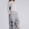 Monster Joggers « Stars and Stripes » à l'effet usé