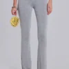 Pantalon bootcut en jersey de dentelle Cassia