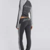 Pantalon bootcut sport Rynna à revers