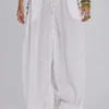 Pantalon bouffant à boutons Livara