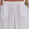 Pantalon bouffant à boutons Livara