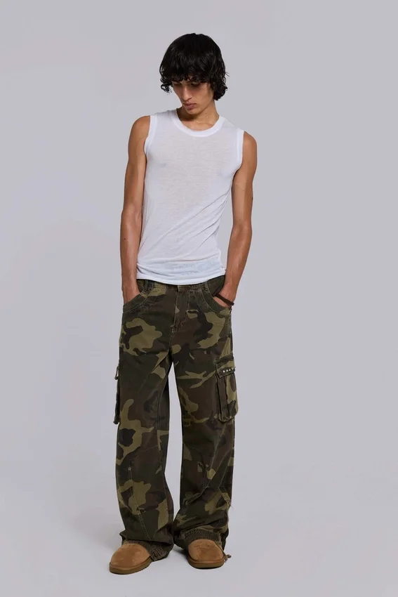 Pantalon cargo Camo Trooper