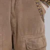 Pantalon cargo « Carpenter » clouté
