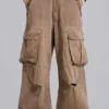 Pantalon cargo « Carpenter » clouté
