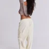 Pantalon cargo Ecru Parachute