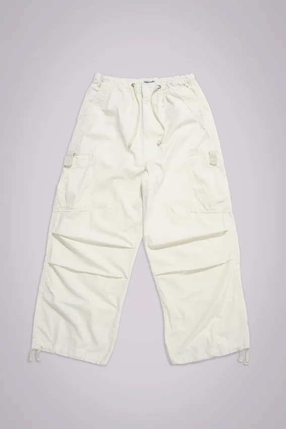 Pantalon cargo Ecru Parachute
