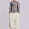 Pantalon cargo Ecru Parachute