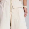 Pantalon cargo Ecru Parachute