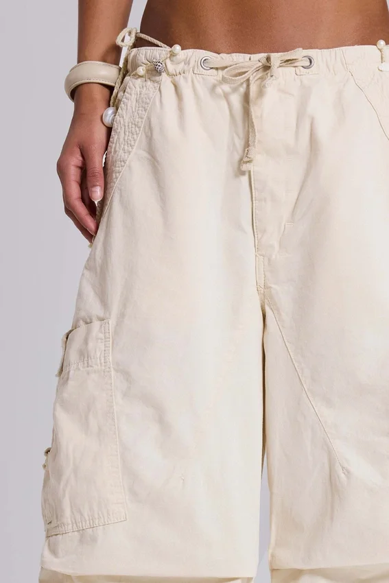 Pantalon cargo Ecru Parachute