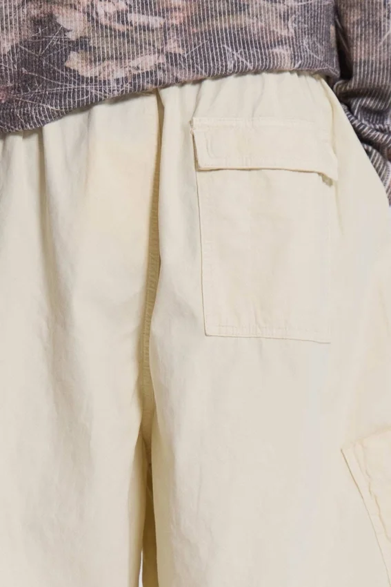 Pantalon cargo Ecru Parachute