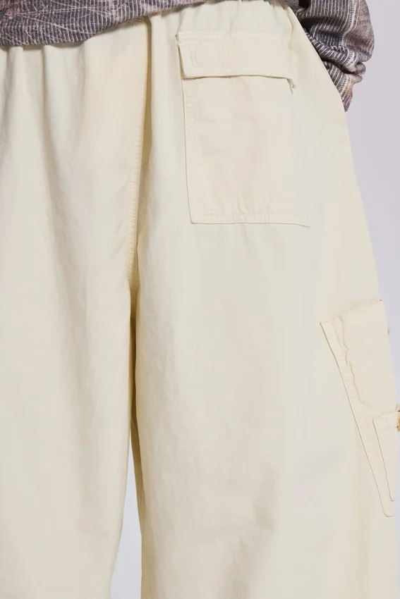 Pantalon cargo Ecru Parachute