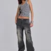 Pantalon cargo à jambes droites Off Duty