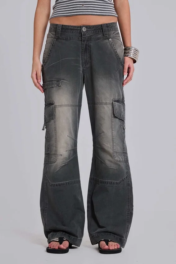 Pantalon cargo à jambes droites Off Duty