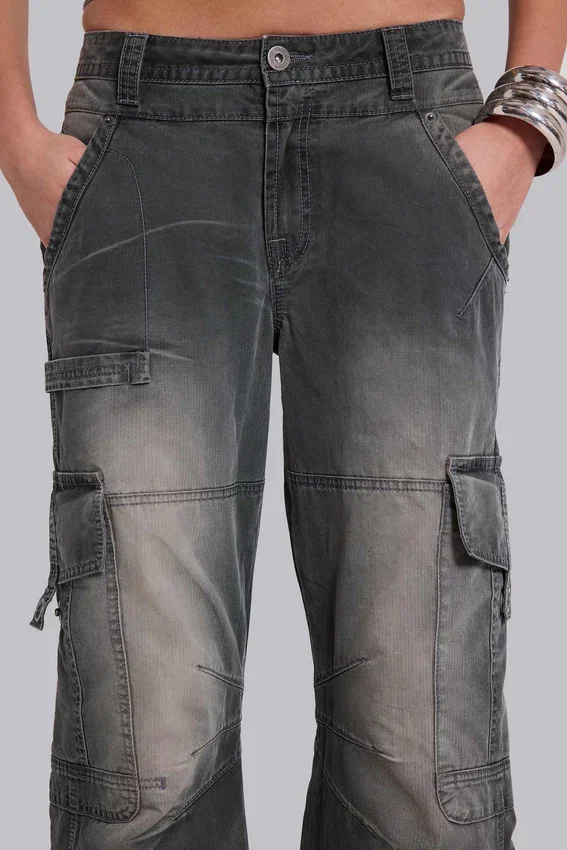 Pantalon cargo à jambes droites Off Duty