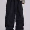 Pantalon cargo noir « Parachute Cargo »