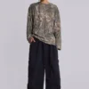 Pantalon cargo noir « Parachute Cargo »