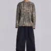 Pantalon cargo noir « Parachute Cargo »