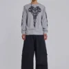 Pantalon cargo noir Titan