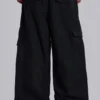 Pantalon cargo noir Titan